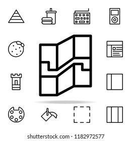 map icon. web icons universal set for web and mobile