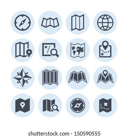 Location Icon On Map Stock Vectors, Images & Vector Art | Shutterstock