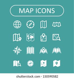 Map icons collection