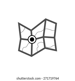 map icons icon vector illustration eps10 on white background