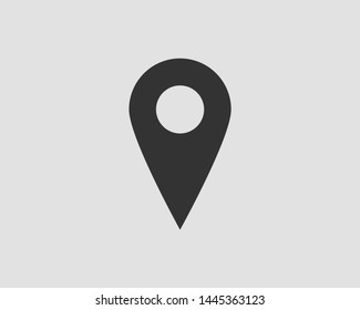 Map icons. Marker pointer. Pin location vector icon. GPS navigation symbol.