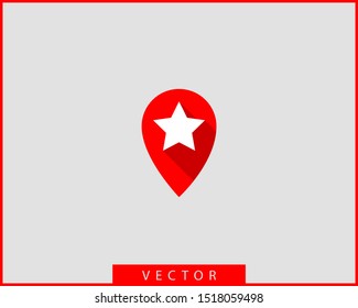 Map icons. Marker pointer. Pin location vector icon. GPS navigation symbol.