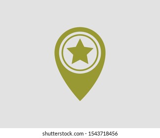 Map icons. Marker pointer. Pin location vector icon. GPS navigation symbol.
