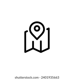 Map icons simple vector perfect illustration