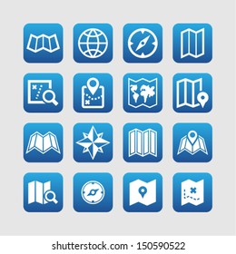 Map icons for web