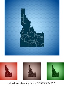 map of Idaho