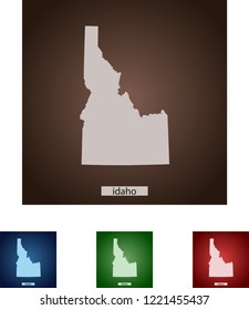 map of idaho