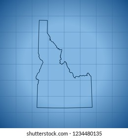 map of Idaho