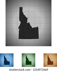 map of Idaho