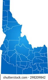 map of Idaho