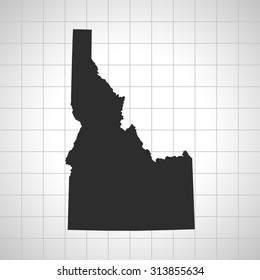 map of Idaho