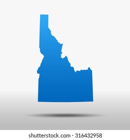 map of Idaho