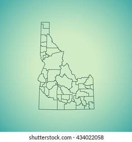 map of Idaho