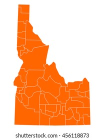 Map of Idaho