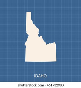 map of Idaho