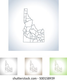 map of Idaho