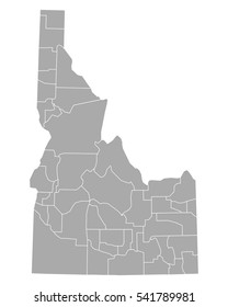 Map of Idaho