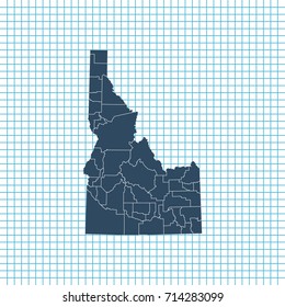 map of Idaho