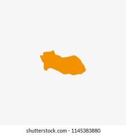 Map of Igdir - Turkey Vector Illustration
