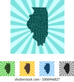 map of Illinois