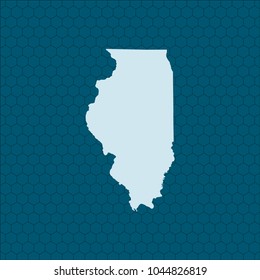 map of Illinois