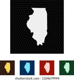 map of Illinois