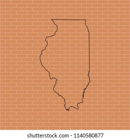 map of Illinois