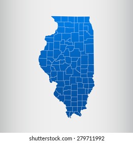 map of Illinois