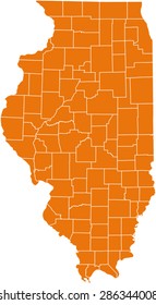 map of Illinois