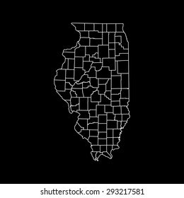map of Illinois