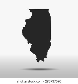 map of Illinois