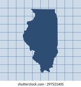 map of Illinois