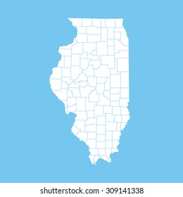 map of Illinois