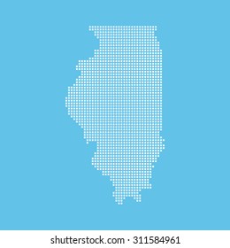 map of Illinois