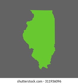 map of Illinois