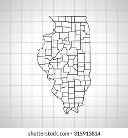 map of Illinois