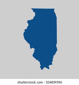 map of Illinois