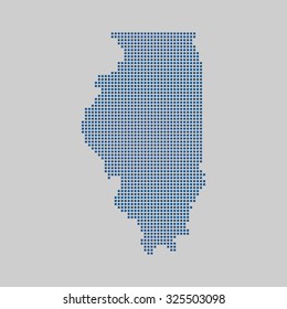 map of Illinois