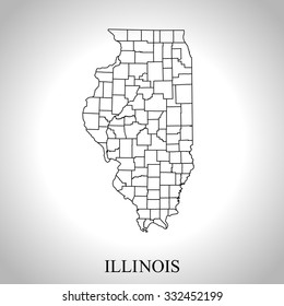 map of Illinois