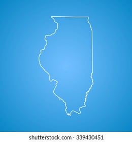 map of Illinois