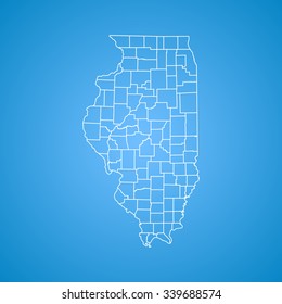 map of Illinois