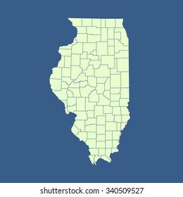 map of Illinois