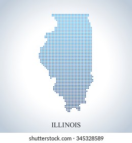 map of Illinois