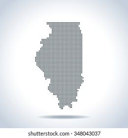 map of Illinois
