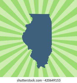 map of Illinois