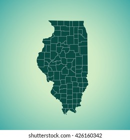 map of Illinois