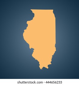 map of Illinois