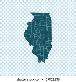 map of Illinois