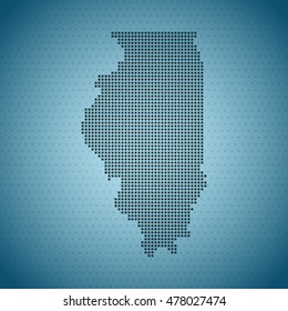 map of Illinois