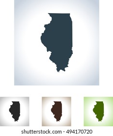 map of Illinois